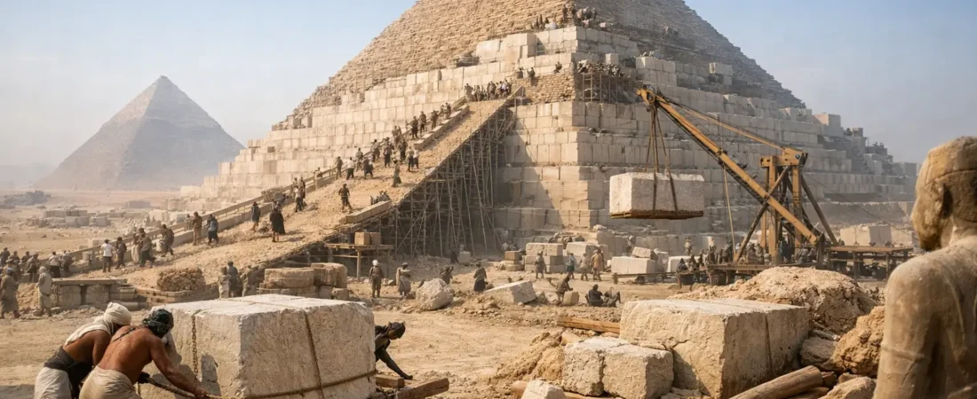 Egyptian Pyramids Construction Theory Explained