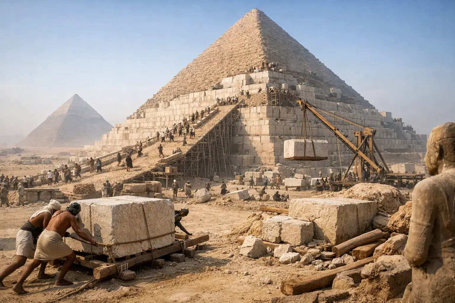 Egyptian Pyramids Construction Theory Explained