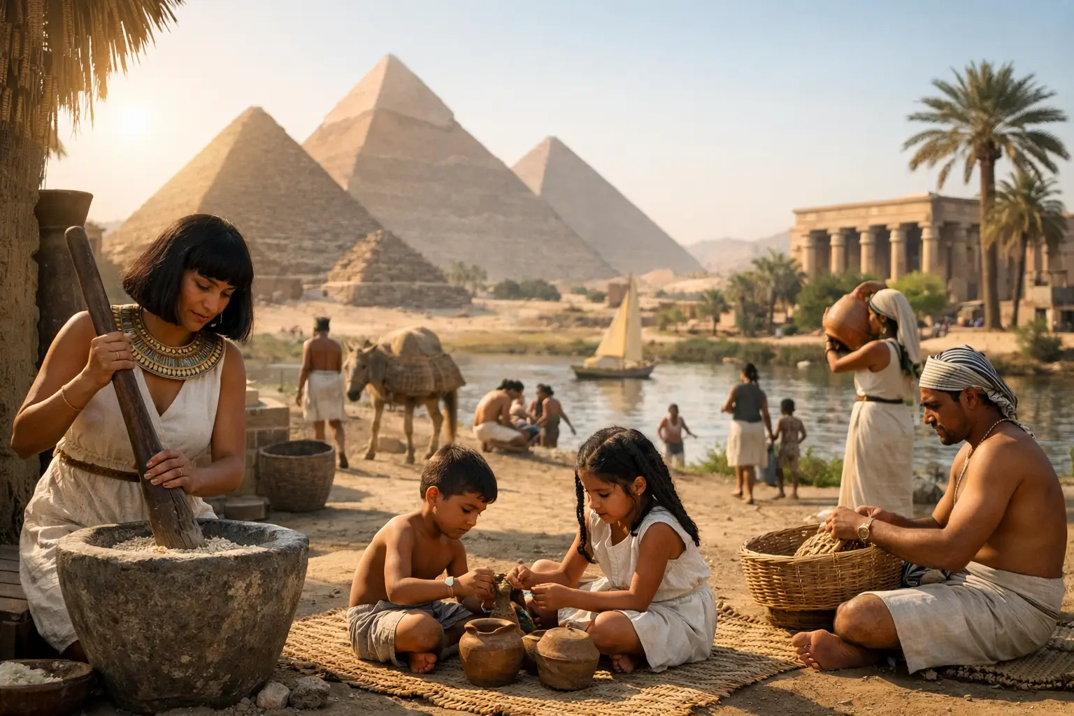 How Ancient Egyptians Lived Every Day