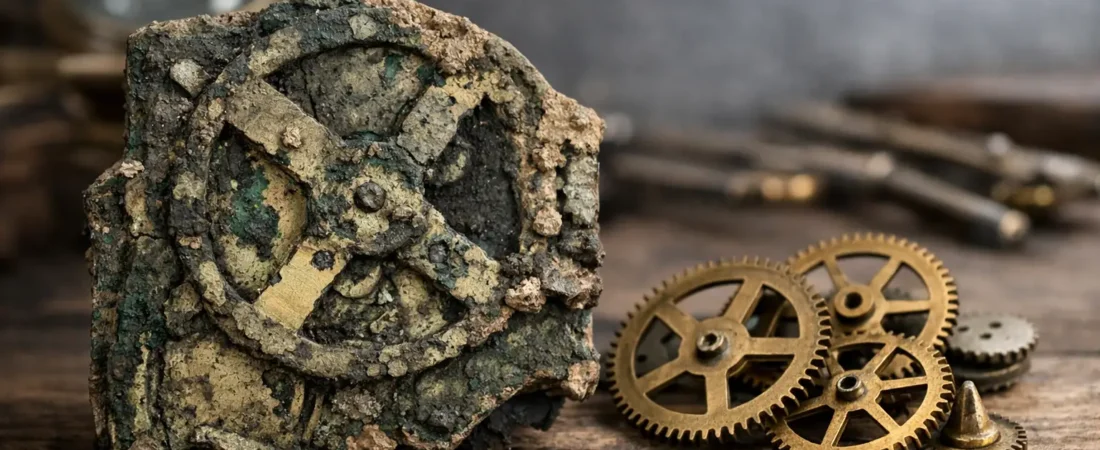 Inside the Antikythera Mechanism and Its Gears