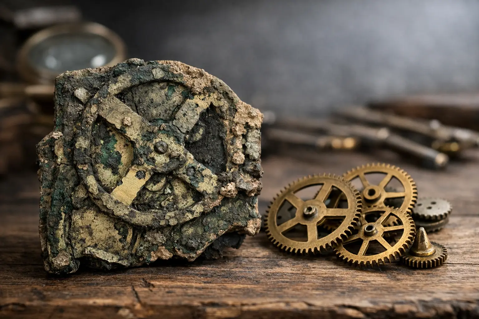Inside the Antikythera Mechanism and Its Gears