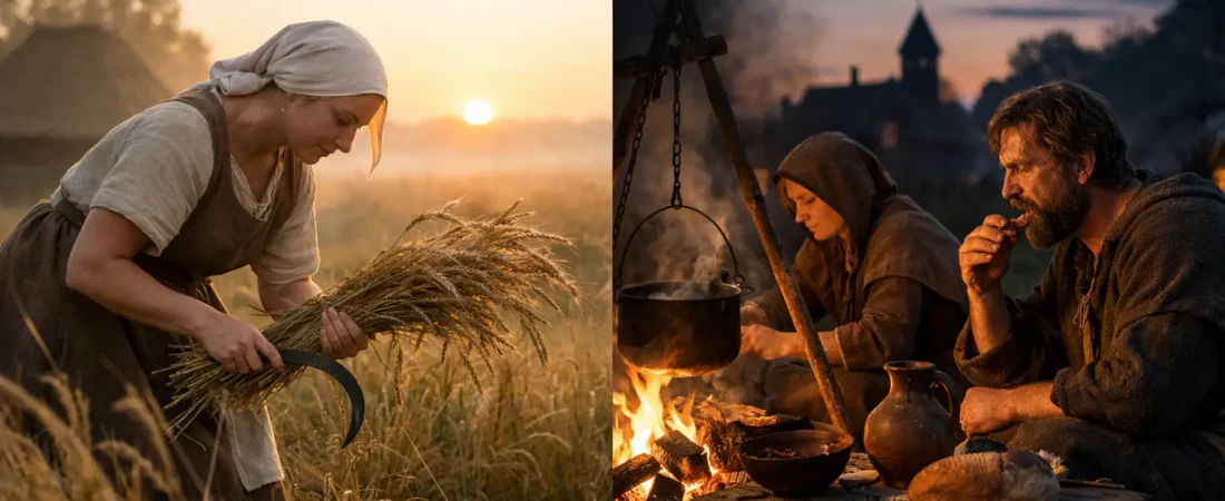 Medieval Peasant Daily Life, From Dawn to Dark