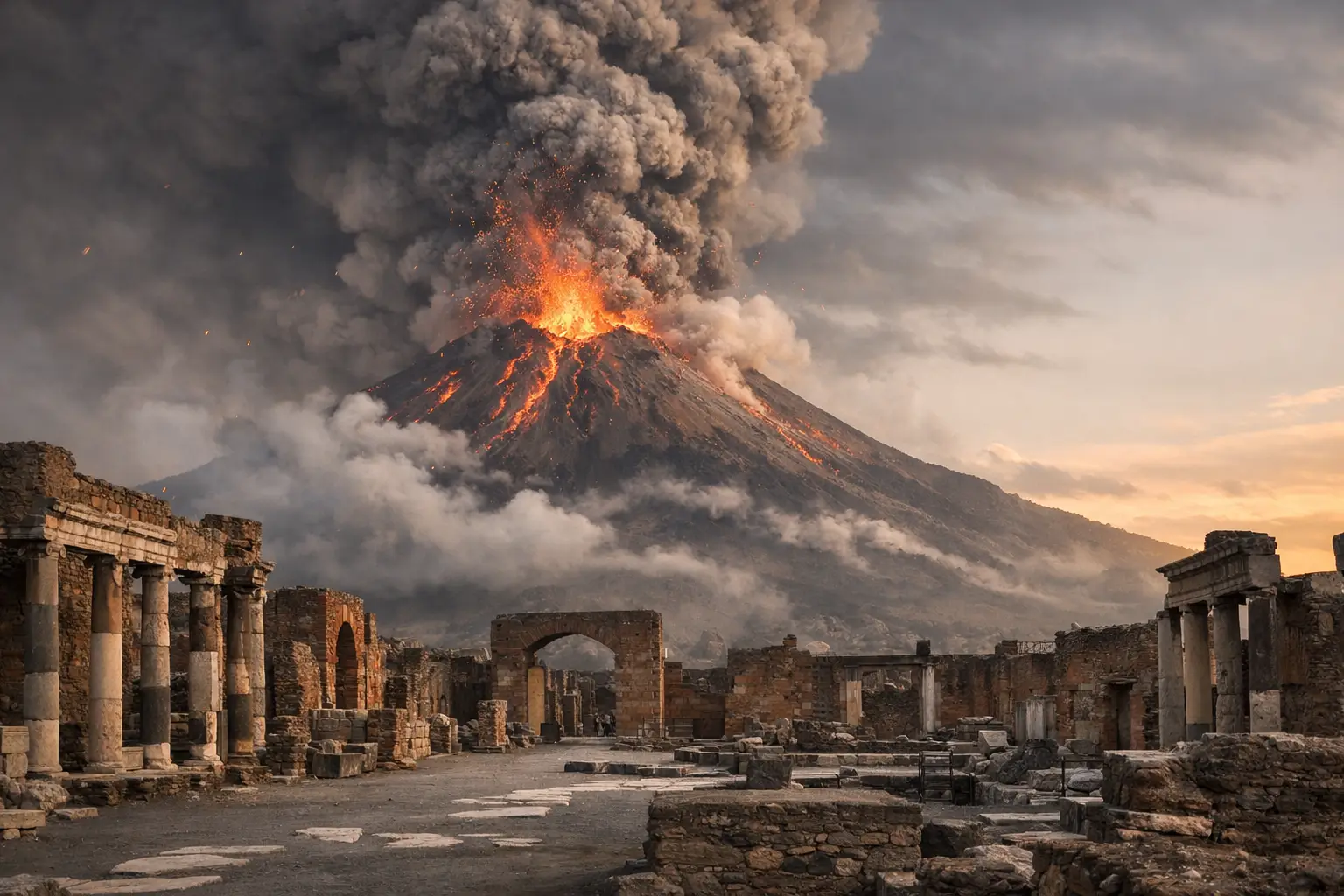 What Caused Pompeii Destruction?