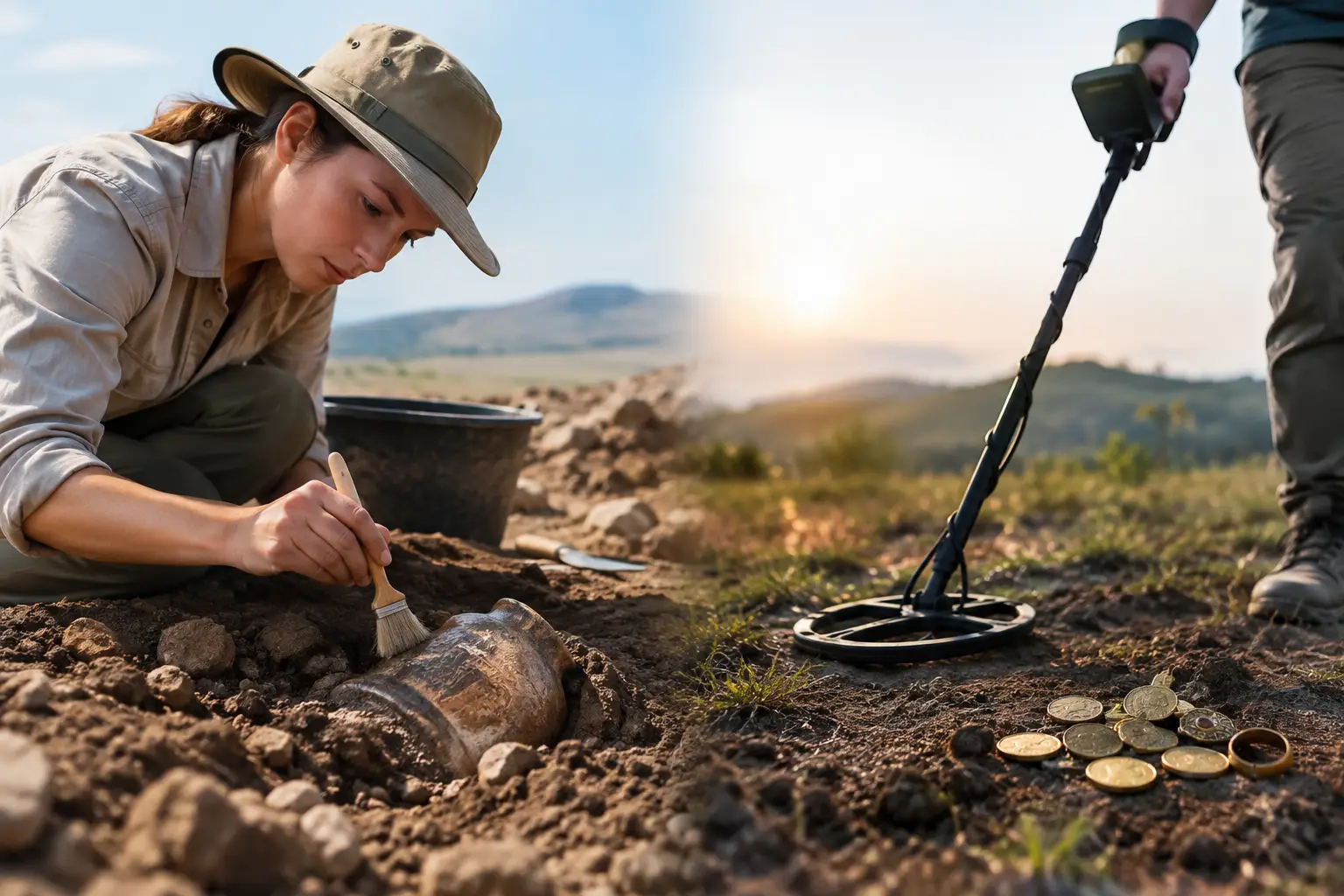Archaeology Versus Treasure Hunting Explained